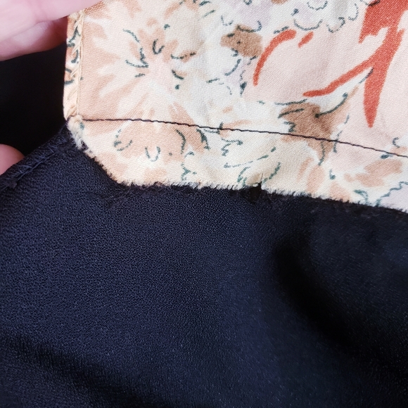 Vintage Floral Pattern Hippie Boho Festival Handmade Maxi Circle Skirt Size 4/6 - Picture 10 of 12